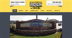Desktop Screenshot of californiarockandreadymix.com